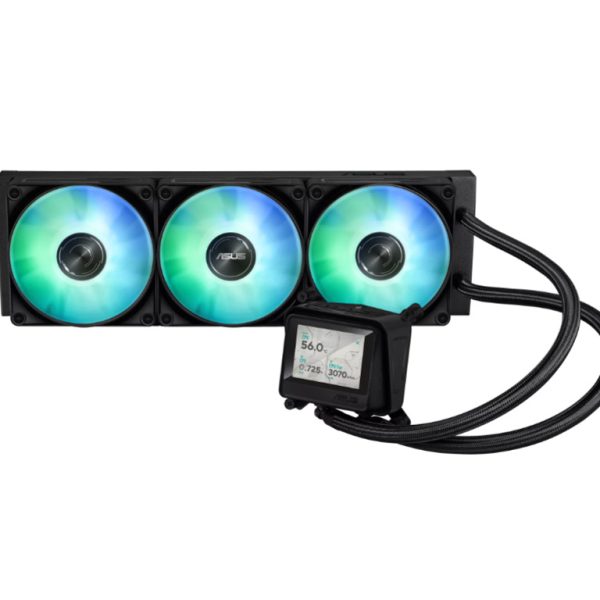 ASUS MAX Gaming LC 360 ARGB LCD, liquid cooler,IPS Screen ARGB Fans, Aura lighting