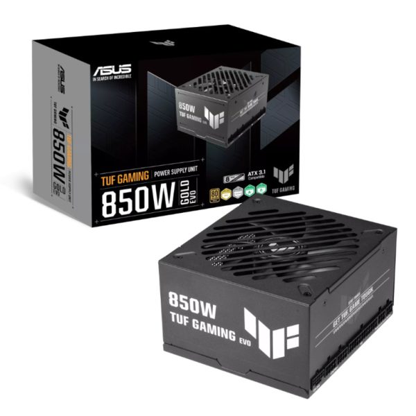 ASUS PSU 850G TUF Gaming EVO Gold, 850W, ATX3.1, 80plus Gold