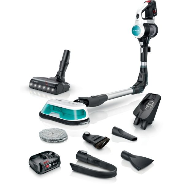 BOSCH 2in1 Usisivač UNLIMITED7Usisvanje i pranje,ProHygienic,2 zamjenjive baterije, 40min rad ECO