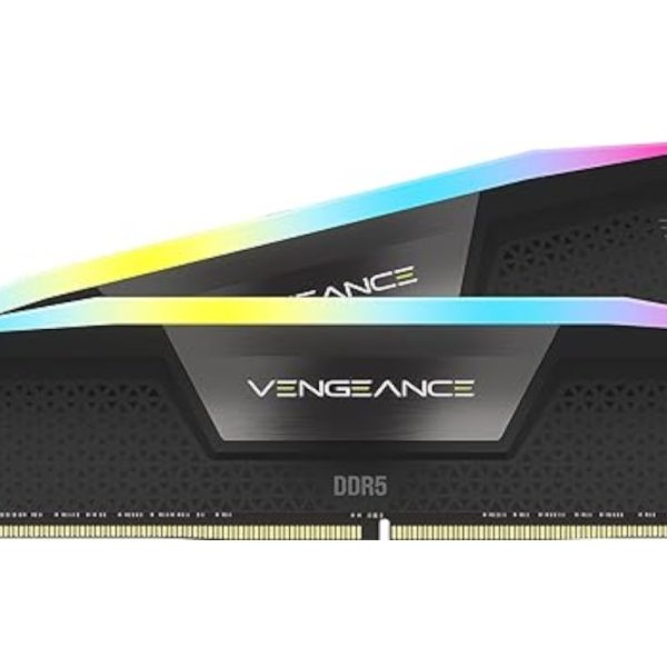 CORSAIR DDR5 32GB (2x16GB) RGB6000MT/s, VENGEANCE, CL30EXPO, XMP