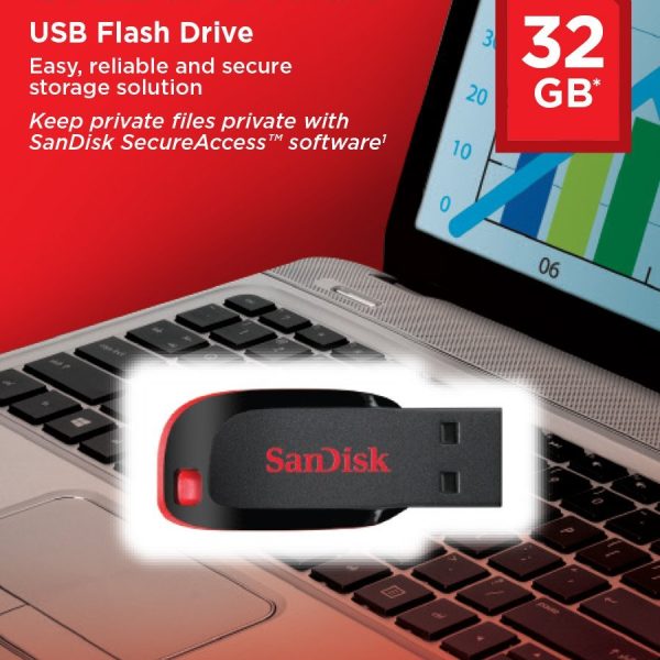SanDisk USB Stick 32GB Cruzer Blade USB 2.0