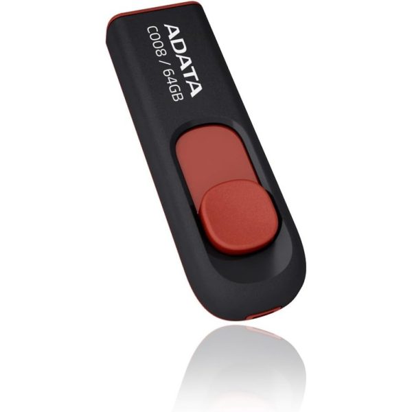 ADATA UFD 64GB C008 Black USB 2.0, USB memory stick R/W: 30/10 MB/s