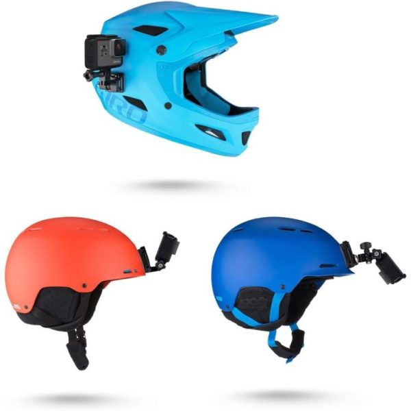 GoPro Helmet front+side mount- MISSION 1 PRO, MISSION 1,HERO 13, MAX 2, LIT HERO, HERO 12,11,10