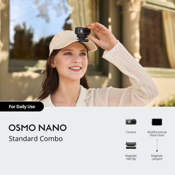 DJI Osmo Nano Standard C 120GBkamerica,1-inch senzor,120MP 360slike,do 100min snimanje