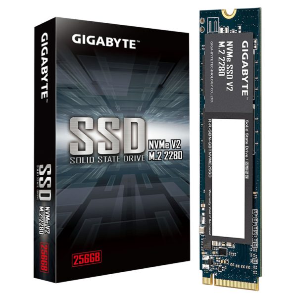Gigabyte NVMe SSD V2 256GB M.2 2280, PCI-Express 3.0 R: 3200MB/s, W: 1200MB/s