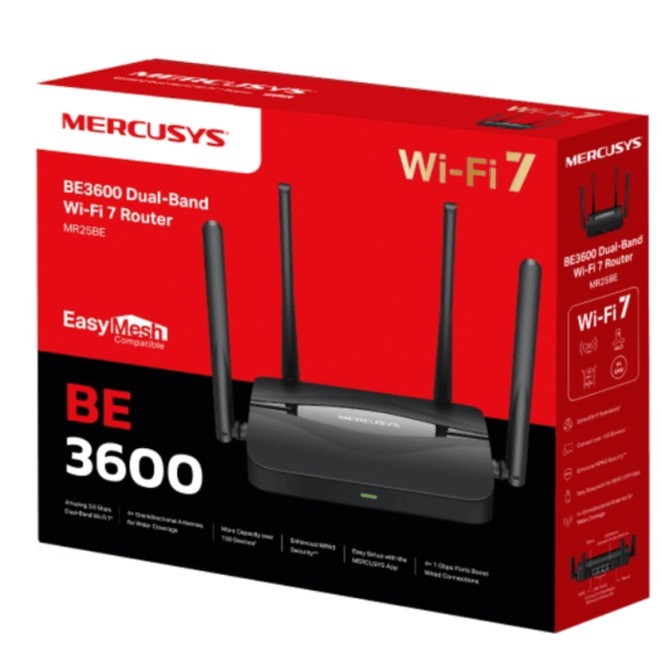 Mercusys MR25BE BE3600 WiFi 7Dual Band Router