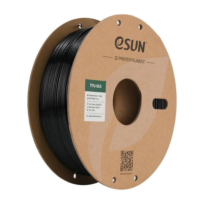 eSUN TPU 95A CRNA (Black) 1kg 1.75mm PaperRoll (TPU-95A175B1P1)